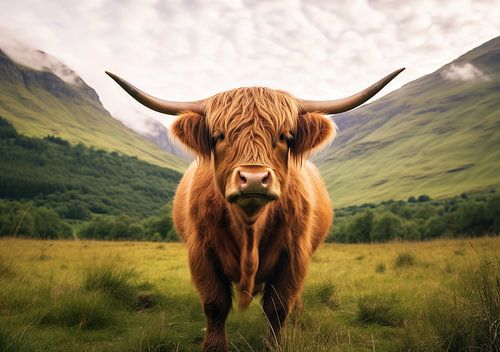 Hoogland koe Schotse koe Koeien