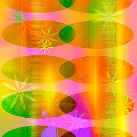 Muster im Retro-Stil. von Alie Ekkelenkamp