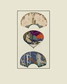 Fächer - Vintage, Art Deco Mode Drucke von NOONY