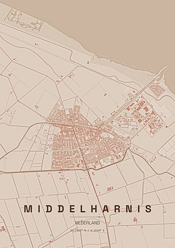 Middelharnis Plattegrond
