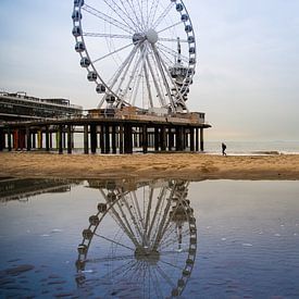 Het Reuzenrad op de pier by Petra Brouwer
