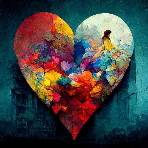 herzzerreißend beeindruckend, farbenfroh