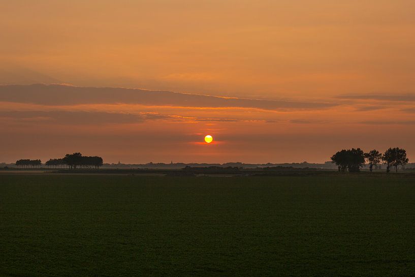 Zonsondergang van Jan Tuns