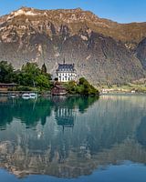 Seeburg Castle in Iseltwald, Switzerland
