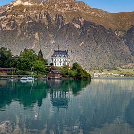 Seeburg Castle in Iseltwald, Switzerland by Annette Roijaards