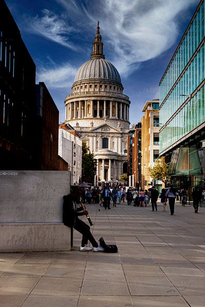 Straßenkünstler, London von Nynke Altenburg