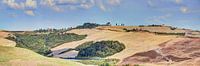 Toscane Panorama Landschap Panorama van Hendrik-Jan Kornelis thumbnail