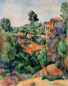 Cézanne, Bibémus (ca. 1895) van Atelier Liesjes