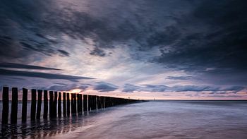 Sunset in Cadzand-Bad
