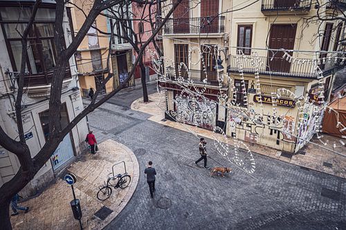 Paysage urbain de Valence sur John van Gelder