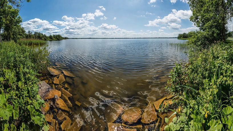 Panorama de De Wijde Blik à Kortenhoef, Wijdemeren, Pays-Bas par Martin Stevens