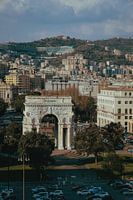 Cityscape of Genoa, Piazza Della Vittoria