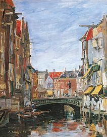 La Place Ary Scheffer, Dordrecht, Eugène Boudin