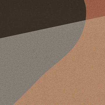 Abstracte organische en geometrische vormen nr. 6 van Dina Dankers