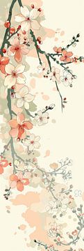 Cerisiers en fleurs Japon sur Poster Art Shop