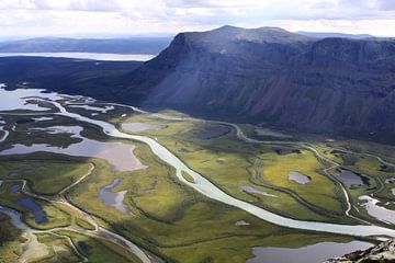 Rapadalen in Sarek Nationaal Park in Zweden van Karina Baumgart