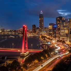 Rotterdam from the roof by Ton van den Boogaard