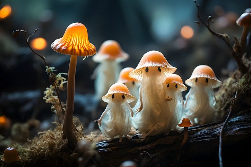 Family Toadstool Spirit by Heike Hultsch