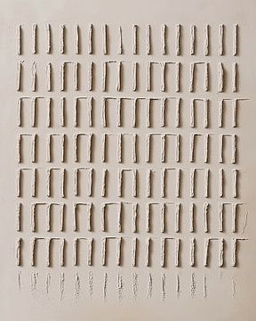 Minimalist grid with subtle incisions and textures by Color Square