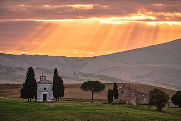 Sonnenaufgang in der Toskana von Achim Thomae Photography