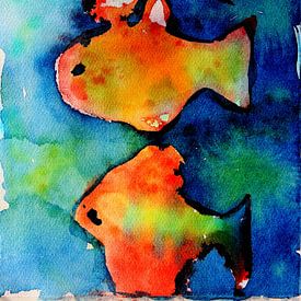 WATERY FISH by Ans de Bie