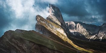 Dolomiten Seceda mit Furchetta und kleine Fermeda