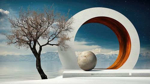 Poort naar stilte - tussen ruimte en tijd