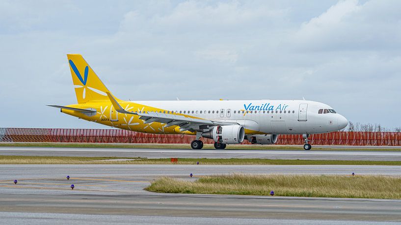 Vanilla Air Airbus A320-200 passenger jet. by Jaap van den Berg