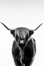 Scottish highlander by Uwe Merkel