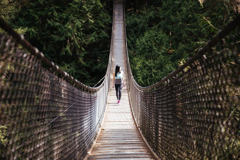 Woman on Infinite Bridge by Atelier Liesjes