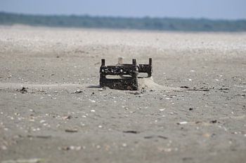Kist op strand