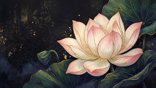 Japan Midnight Lotus Golden Bloom