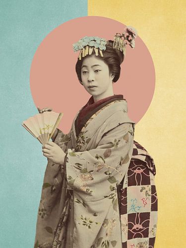 Young Woman with Fan