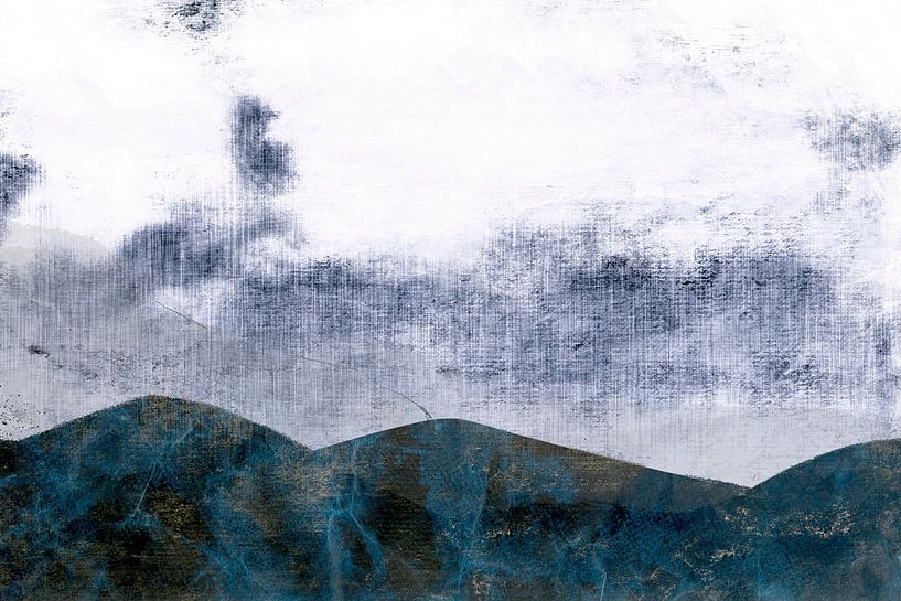 Scandinavia Abstract by Mad Dog Art