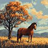 Cheval - Pixel Art sur Niklas Maximilian