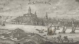 Ansicht von Nimwegen, Gaspar Bouttats, 1590