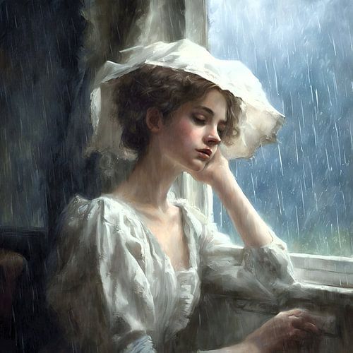 Rain on my window, but I'm thinking of you