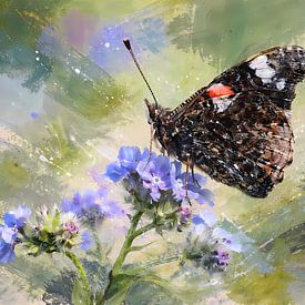 Atalanta auf Ossetong von Linda de Klein