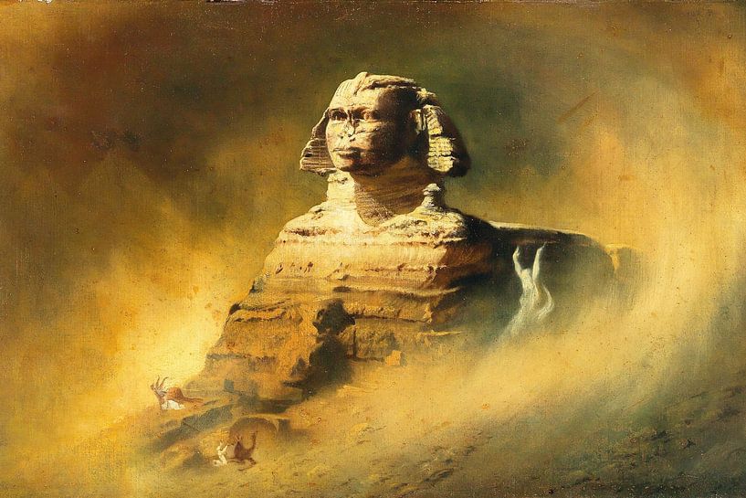 The Great Sphinx Of Giza by Antonije Lazovic