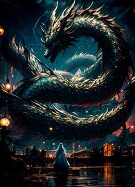 The Celestial Wyrm Dragon by Ruzerin