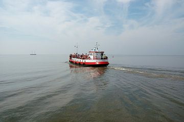 Boot auf dem Wattenmeer von Sandra Visser
