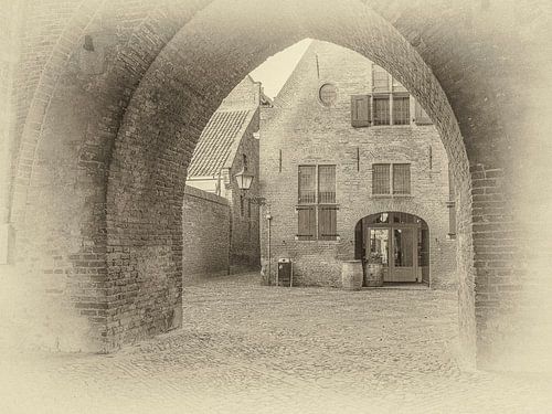 Stadspoort in de Drogenaptoren in Zutphen.