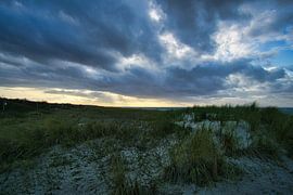 Op het Oostzeestrand met duinen van Martin Köbsch