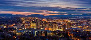Panorama de Salt Lake City, États-Unis sur Adelheid Smitt