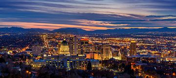 Salt Lake City Panorama, United States by Adelheid Smitt