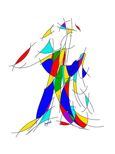 Abstracte kunst JM020op