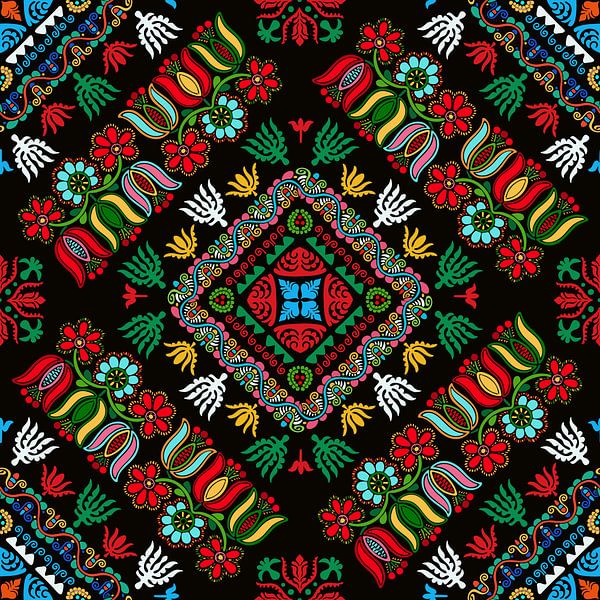 Broderie hongroise par Richard Laschon
