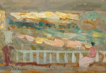 Terras in Gerberoy, Henri Le Sidaner