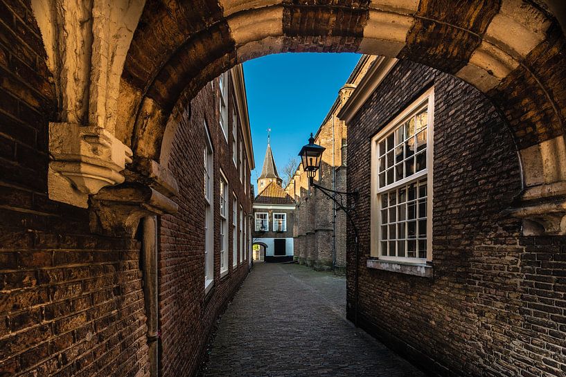 Delft the passage to the Hofje by Brian Morgan