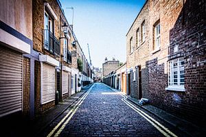 London | Verlassene Straße im Londoner Stadtteil | Reisefotografie